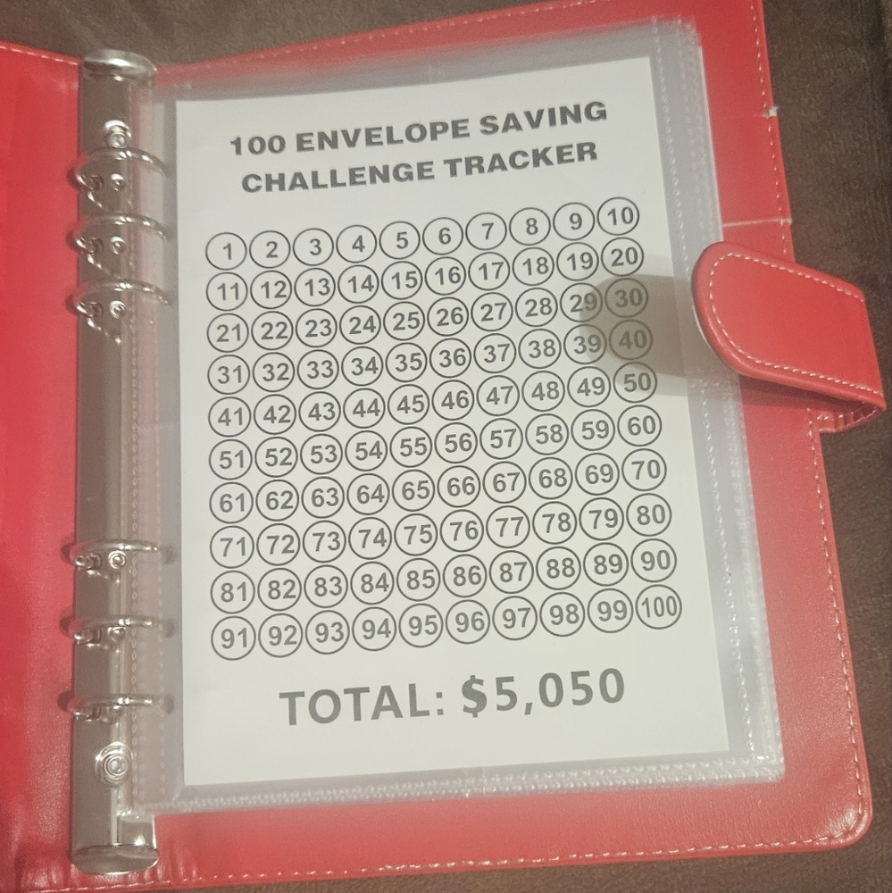 Saving Challenge Notebook - Picture 2 of 3